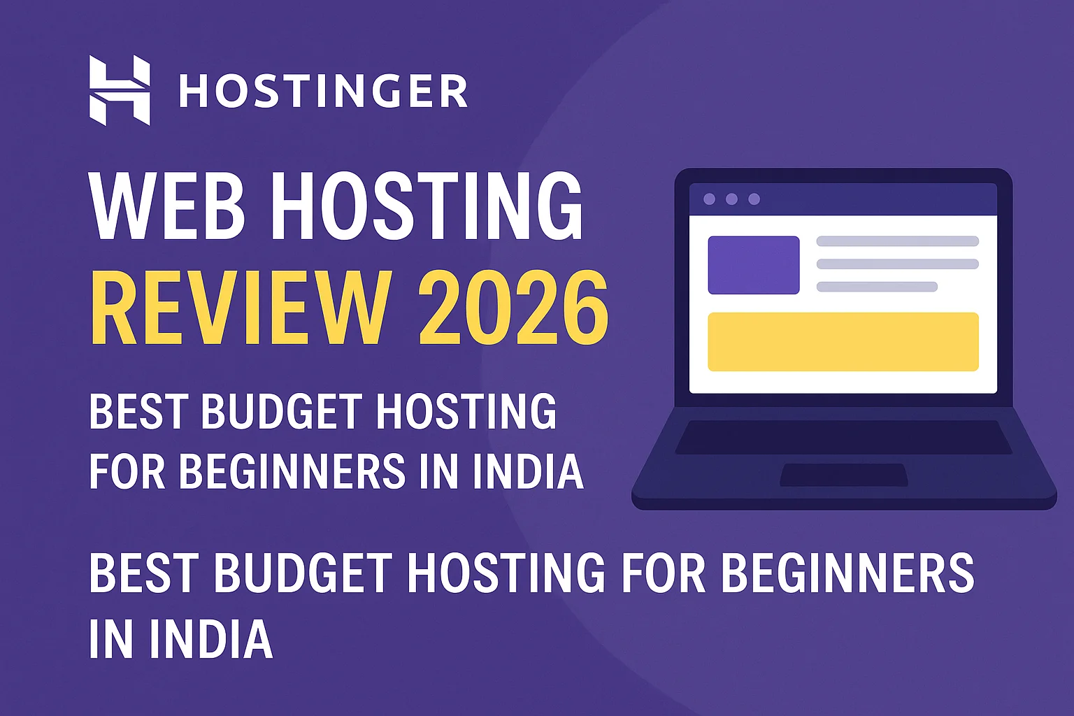 Hostinger Review 2026 — Best Budget Hosting in India - Slsmartly