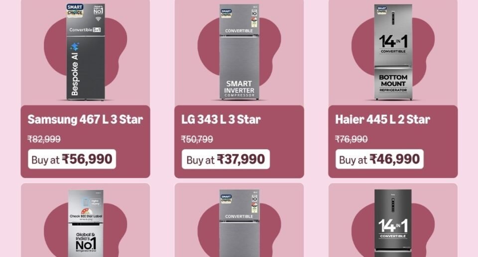 Best Refrigerator Deals in India